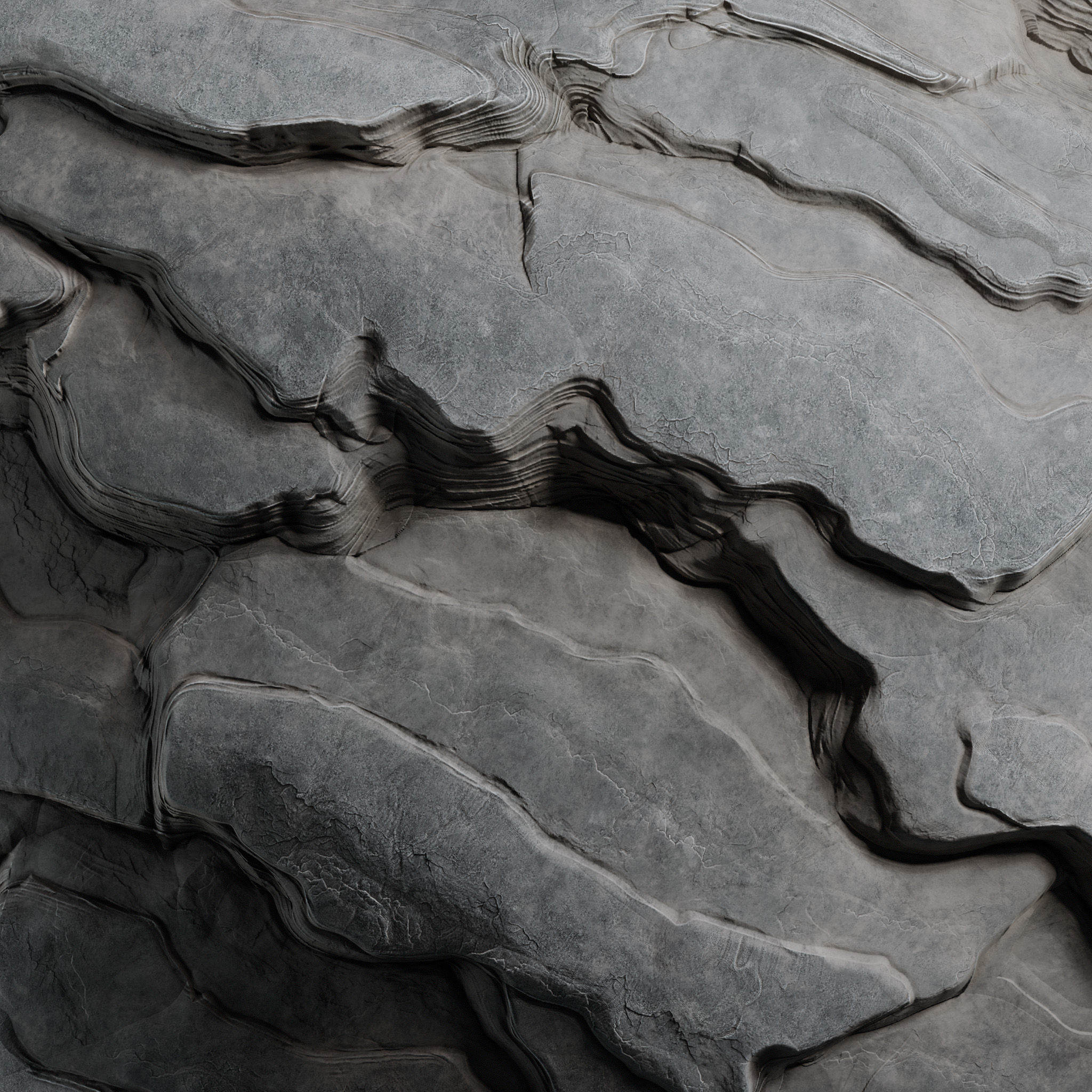 H105 Rock Cliff - PBR - 4K - Seamless - SBSAR Texture_11