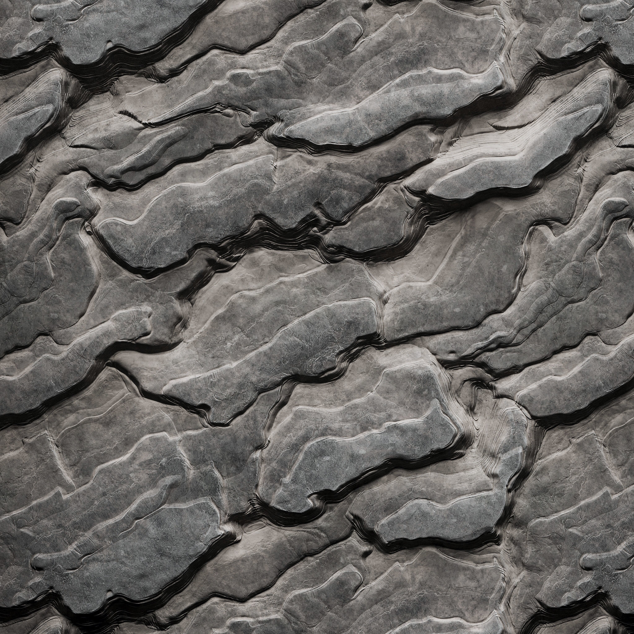 H105 Rock Cliff - PBR - 4K - Seamless - SBSAR Texture_8