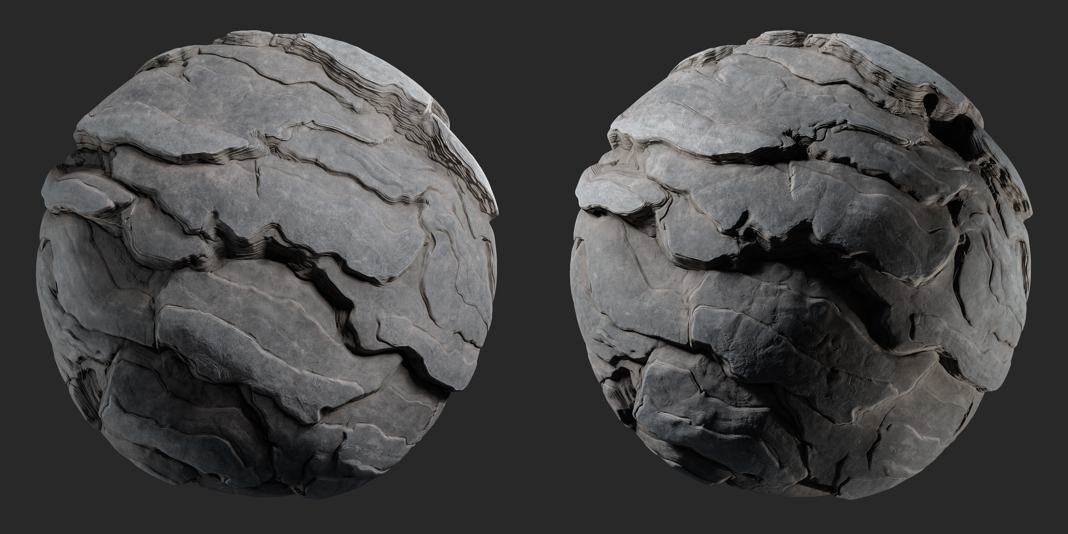 H105 Rock Cliff - PBR - 4K - Seamless - SBSAR Texture_2