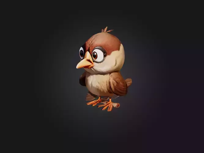 Cartoon Sparrow
