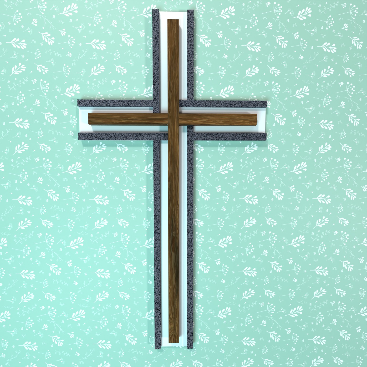 Wall cross -17 3D print model 3D print model_5