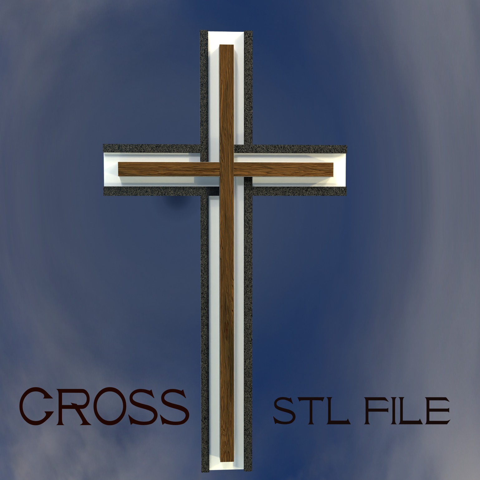 Wall cross -17 3D print model 3D print model_6