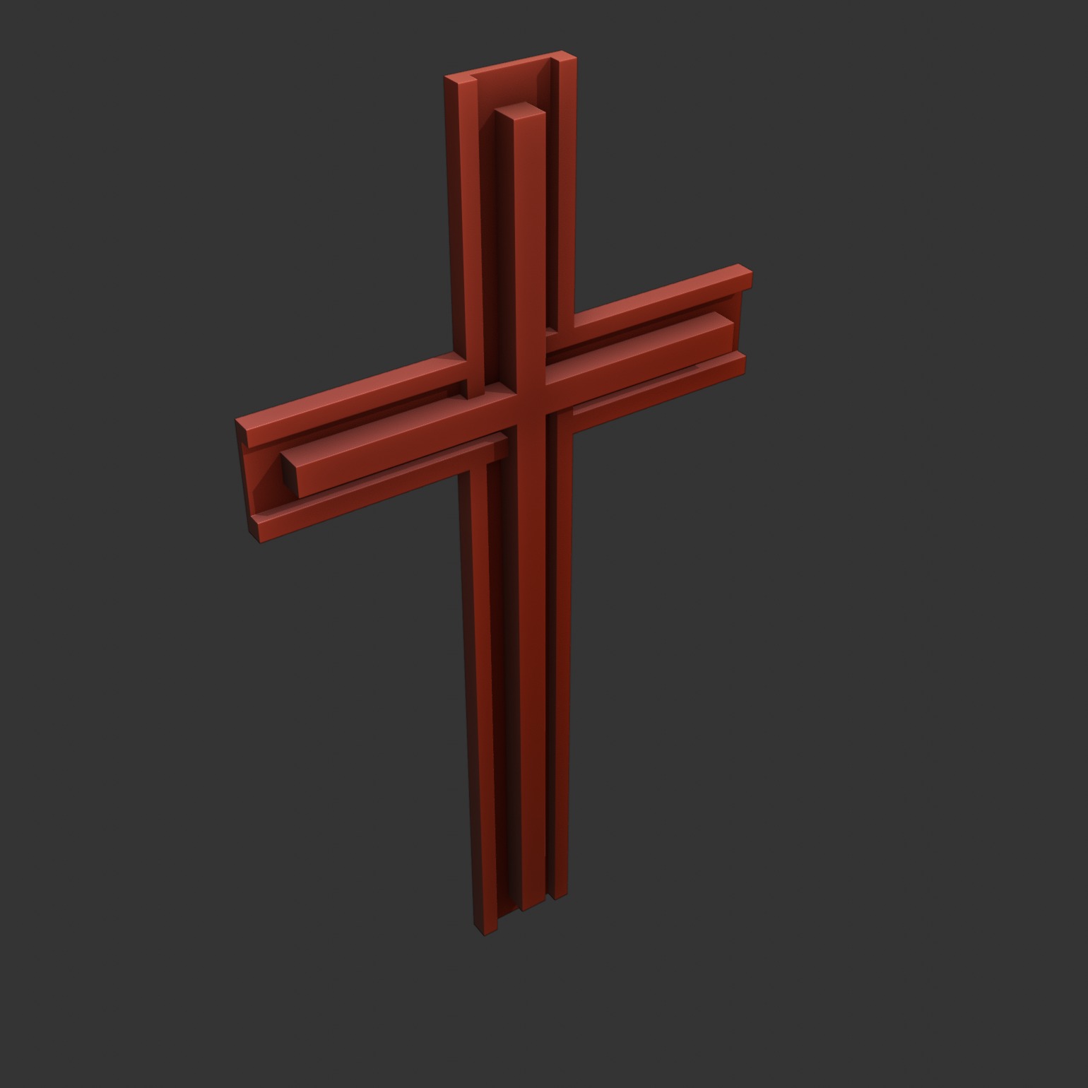 Wall cross -17 3D print model 3D print model_3