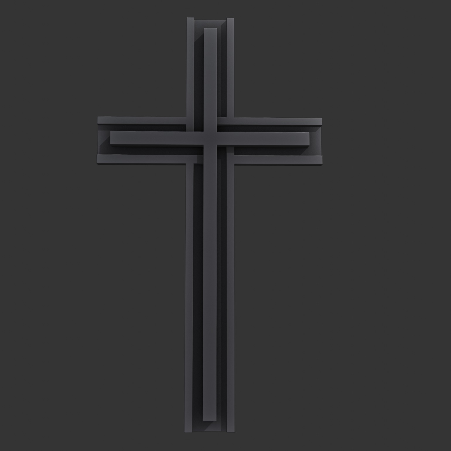 Wall cross -17 3D print model 3D print model_1