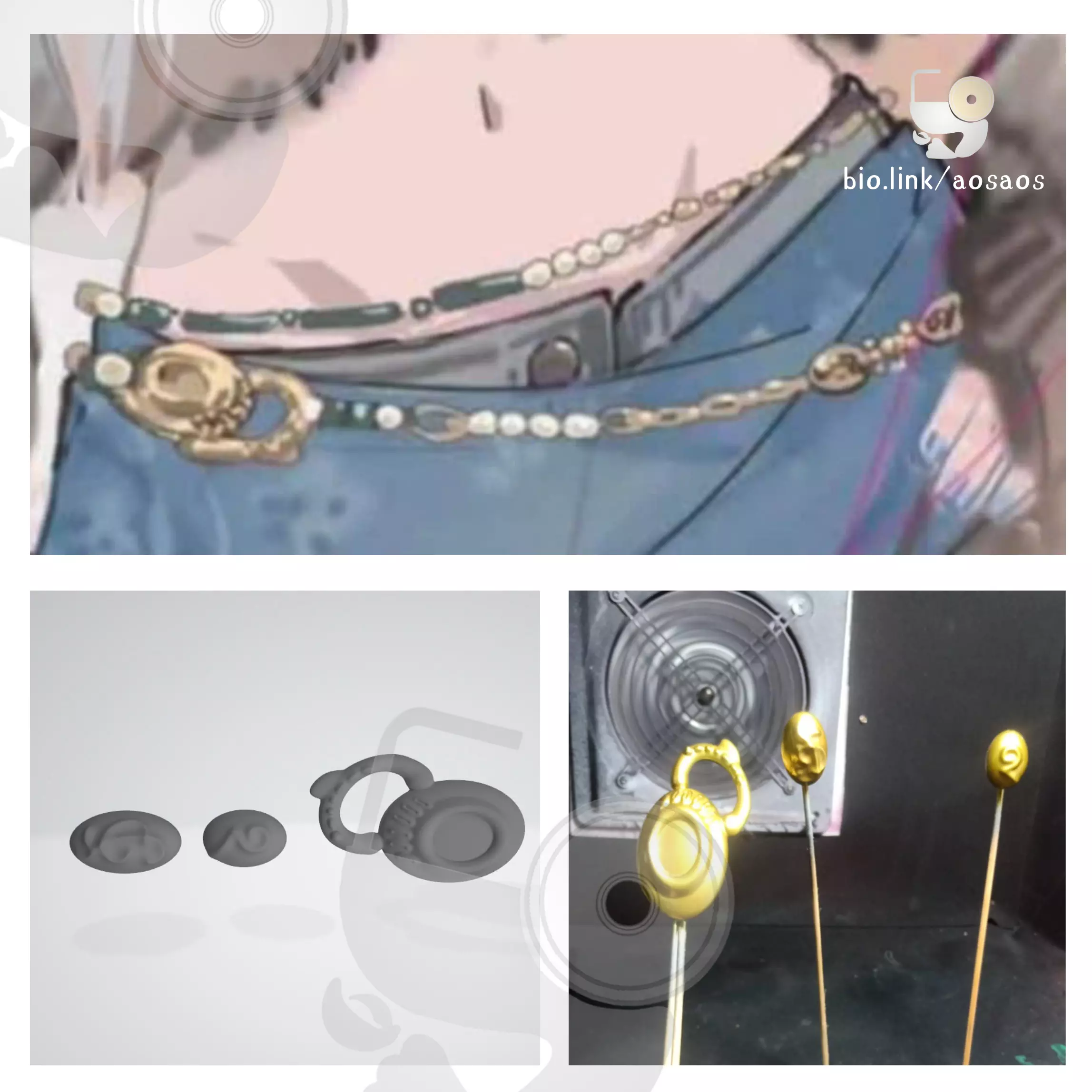 FREE ACCESSORY COSPLAY FIGURE FULL SET OBJ Free 3D print model
