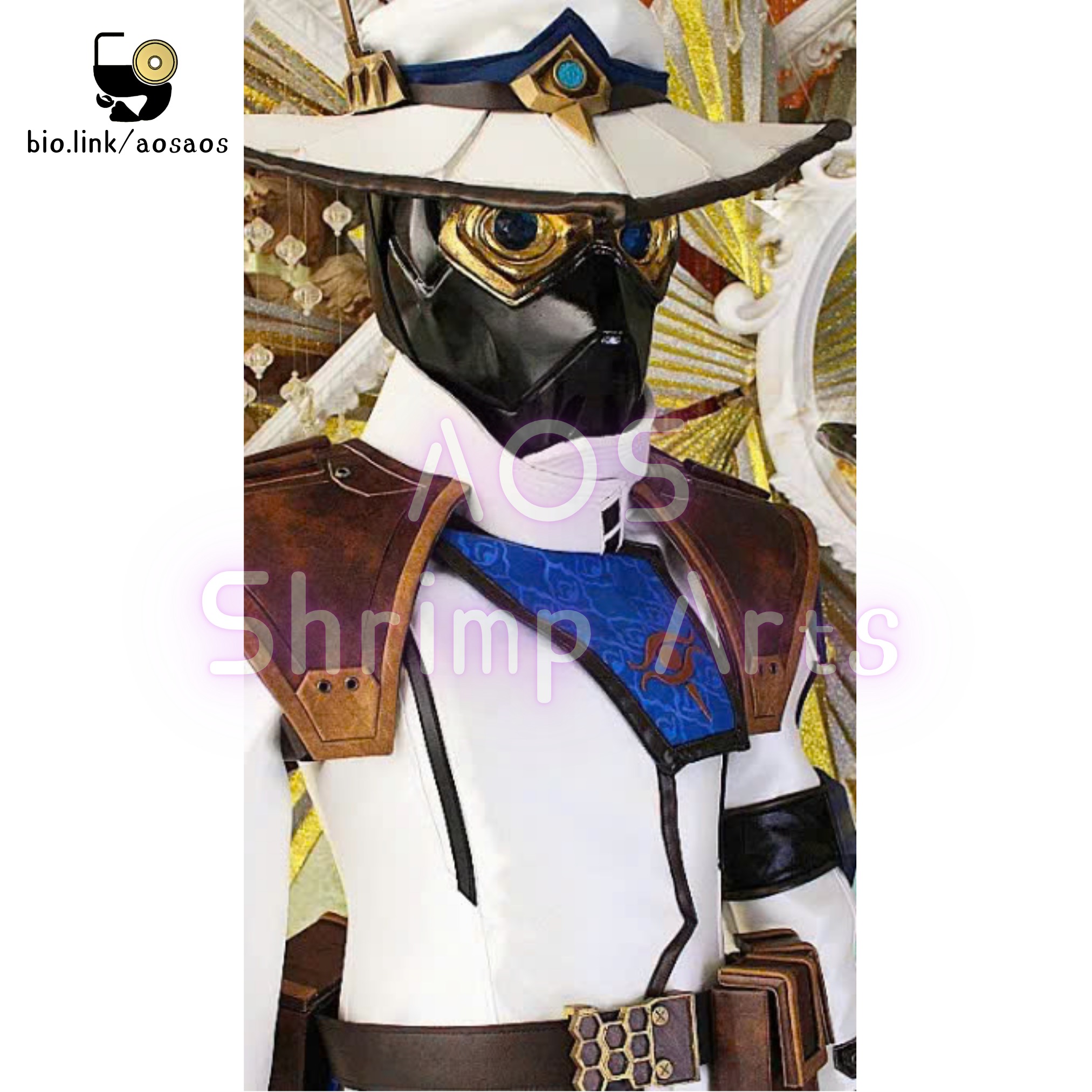 Cypher Valorant Helmet PROP STL OBJ 3D print model_8