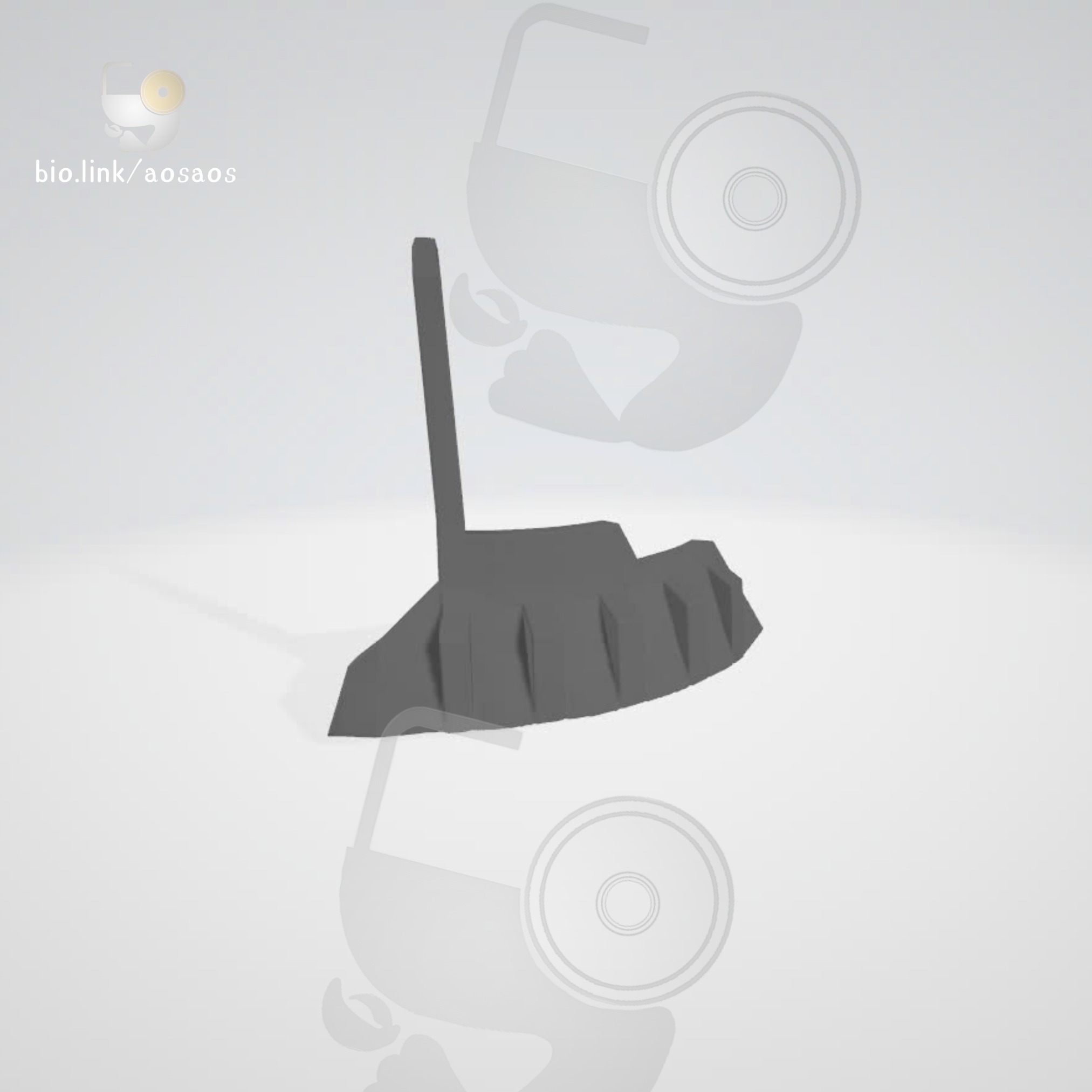 Cypher Valorant Helmet PROP STL OBJ 3D print model_6