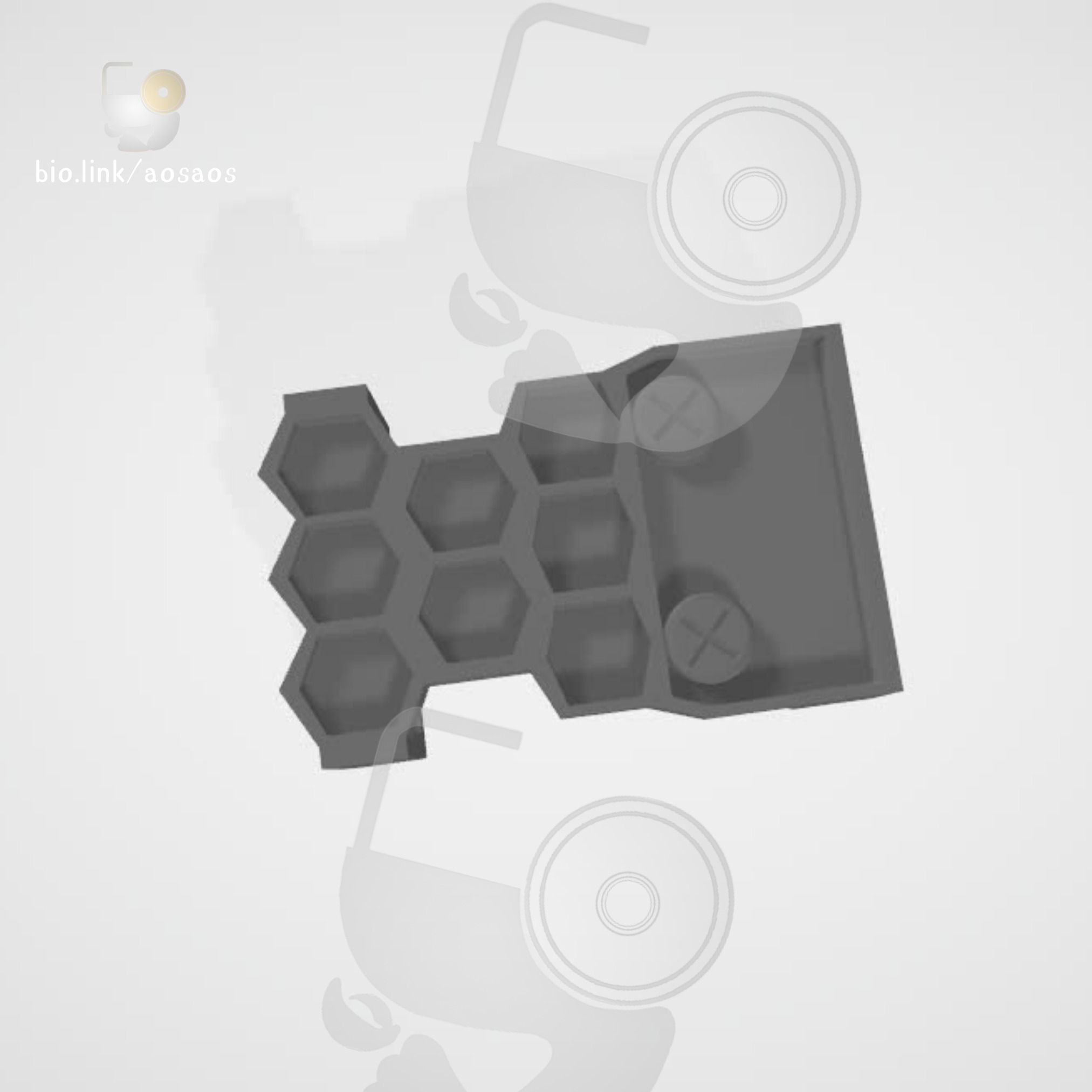 Cypher Valorant Helmet PROP STL OBJ 3D print model_5