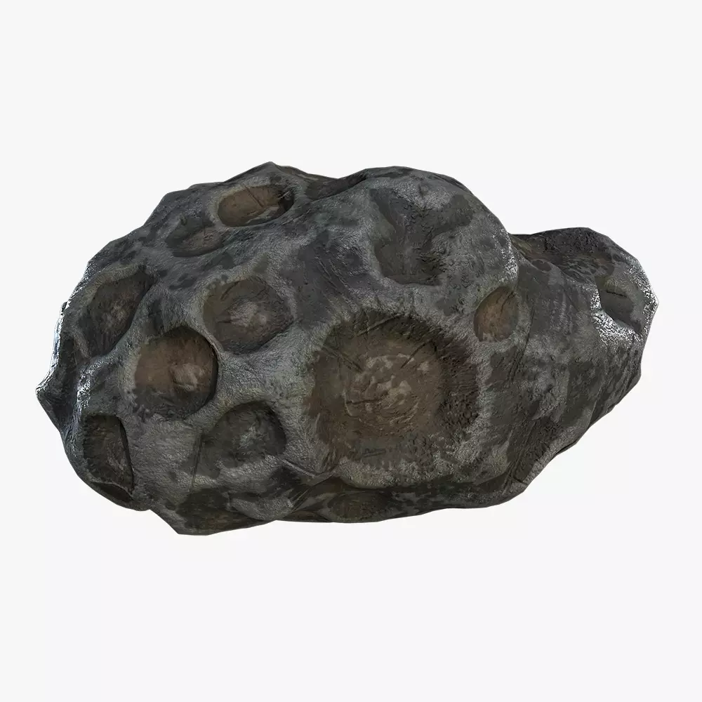 Asteroid 2c Free low-poly 3D model