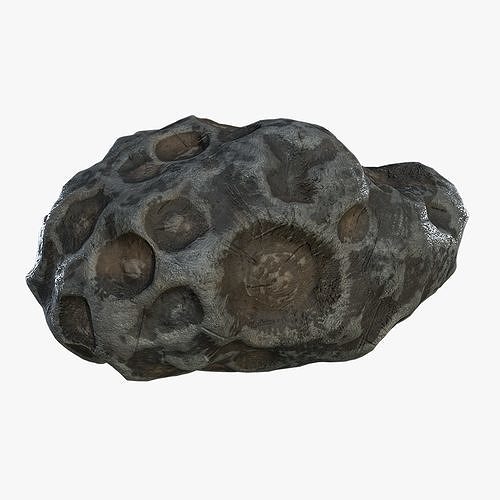 Asteroid 2c Free low-poly 3D model