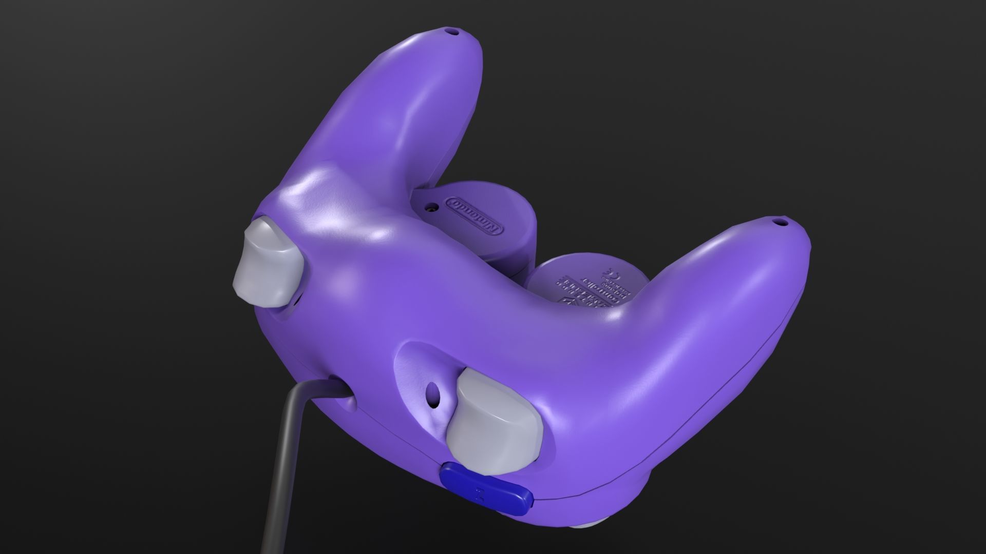 Nintendo Gamecube Low-poly 3D model_21