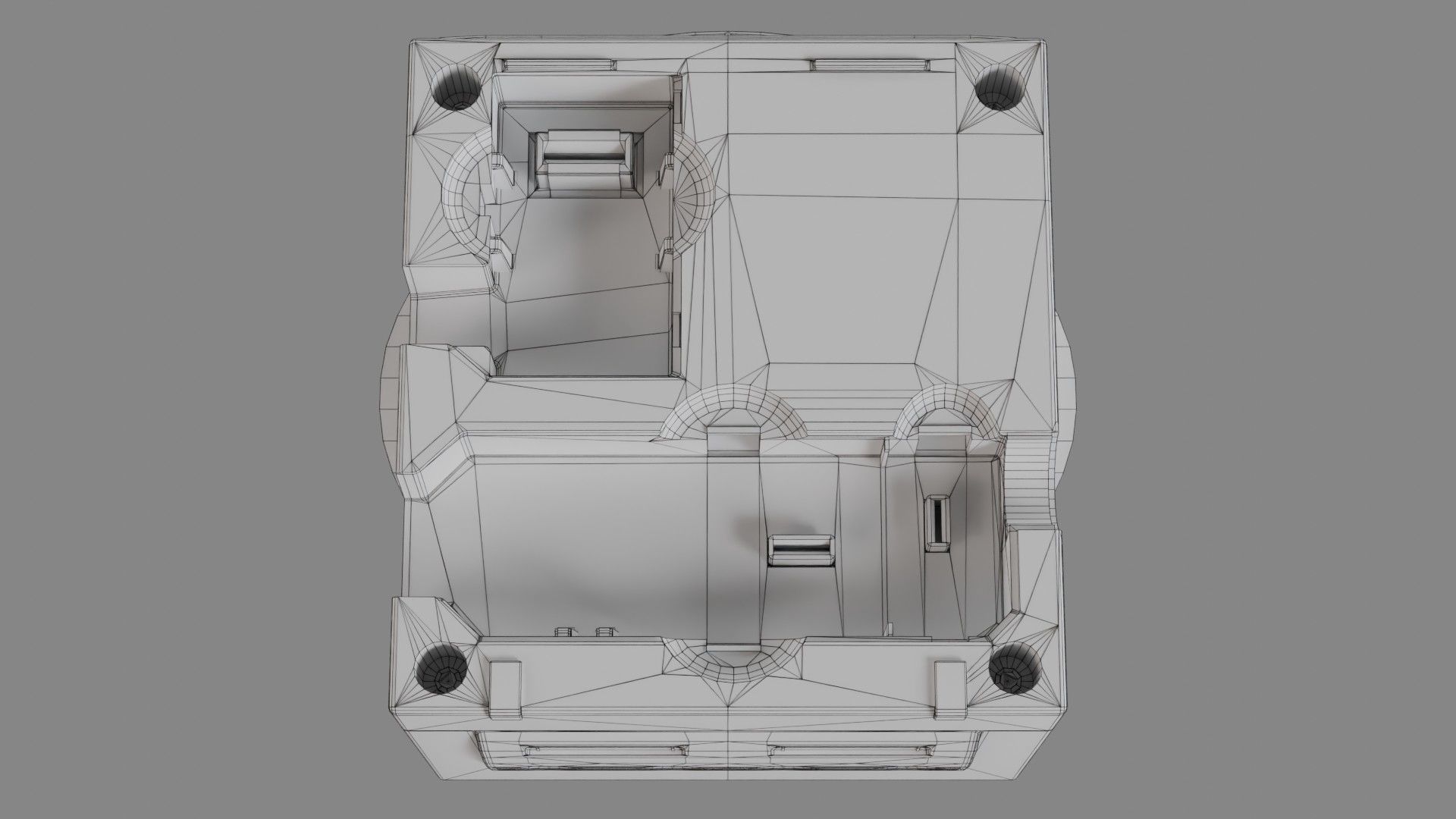 Nintendo Gamecube Low-poly 3D model_37