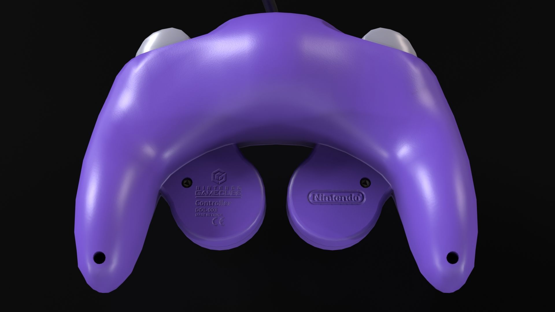 Nintendo Gamecube Low-poly 3D model_20