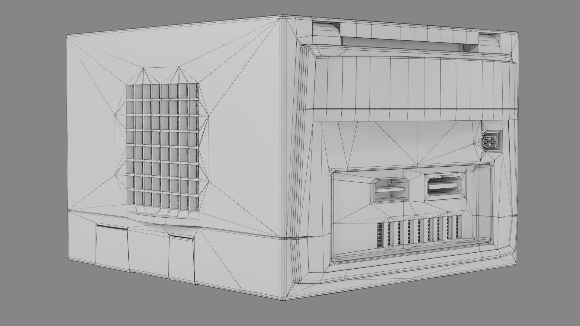 Nintendo Gamecube Low-poly 3D model_34