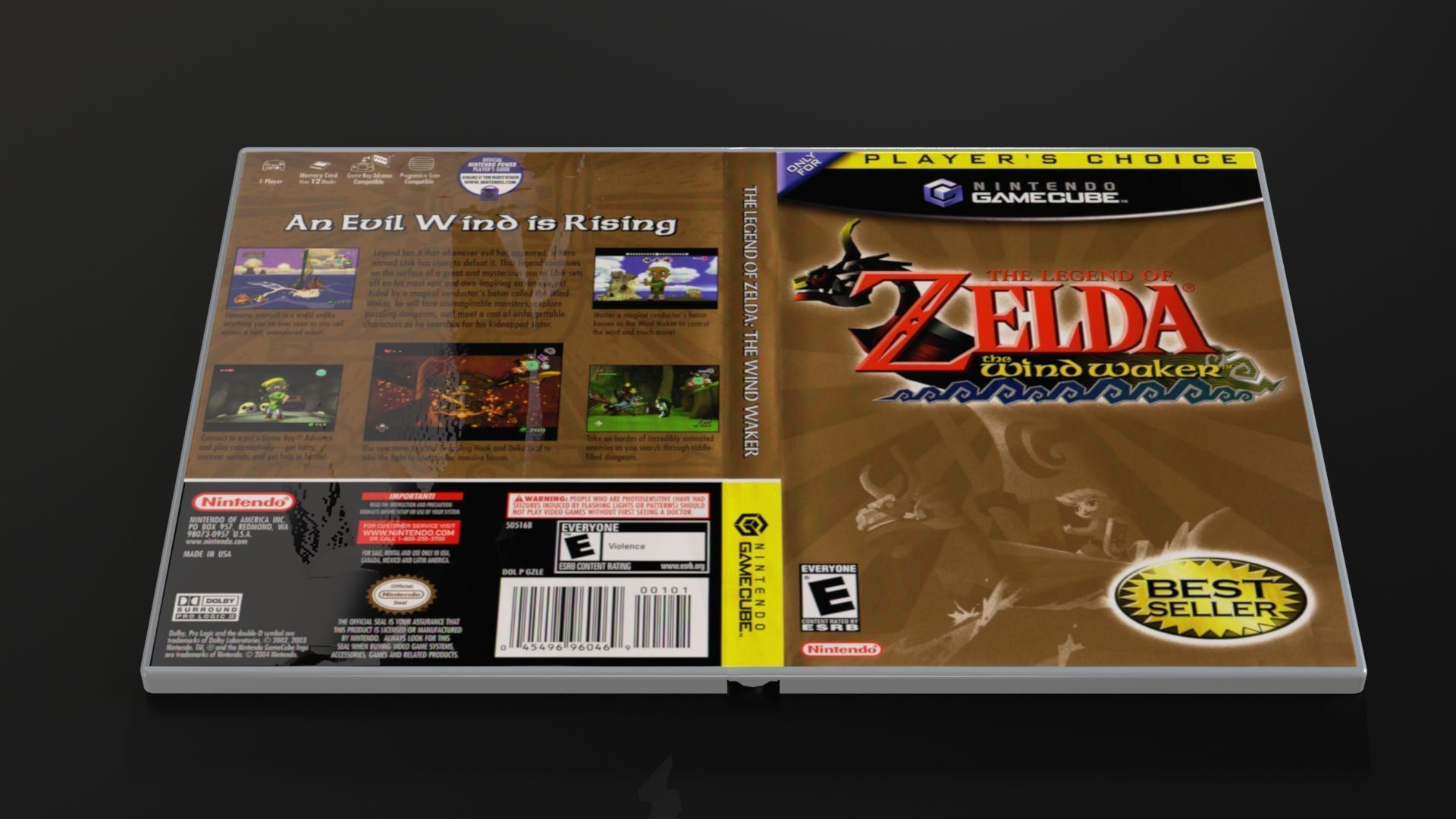 Nintendo Gamecube Low-poly 3D model_28