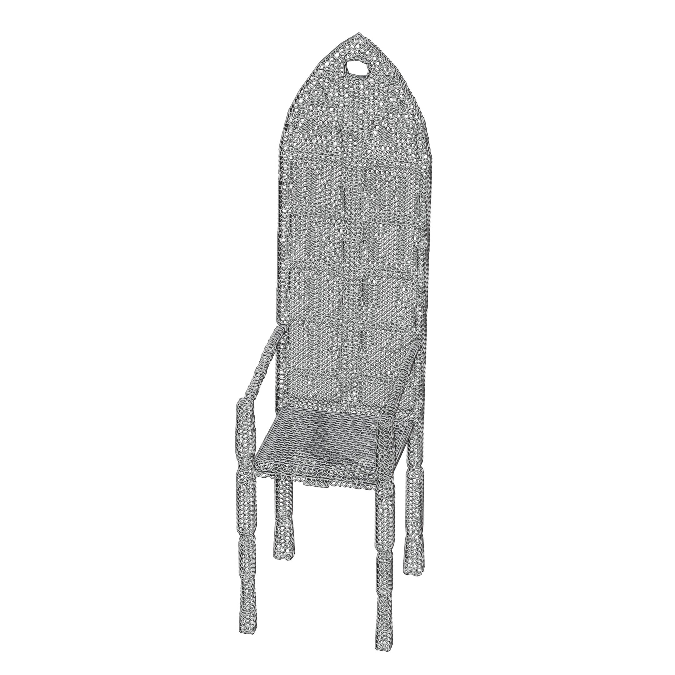 Magic chair 3D model_2