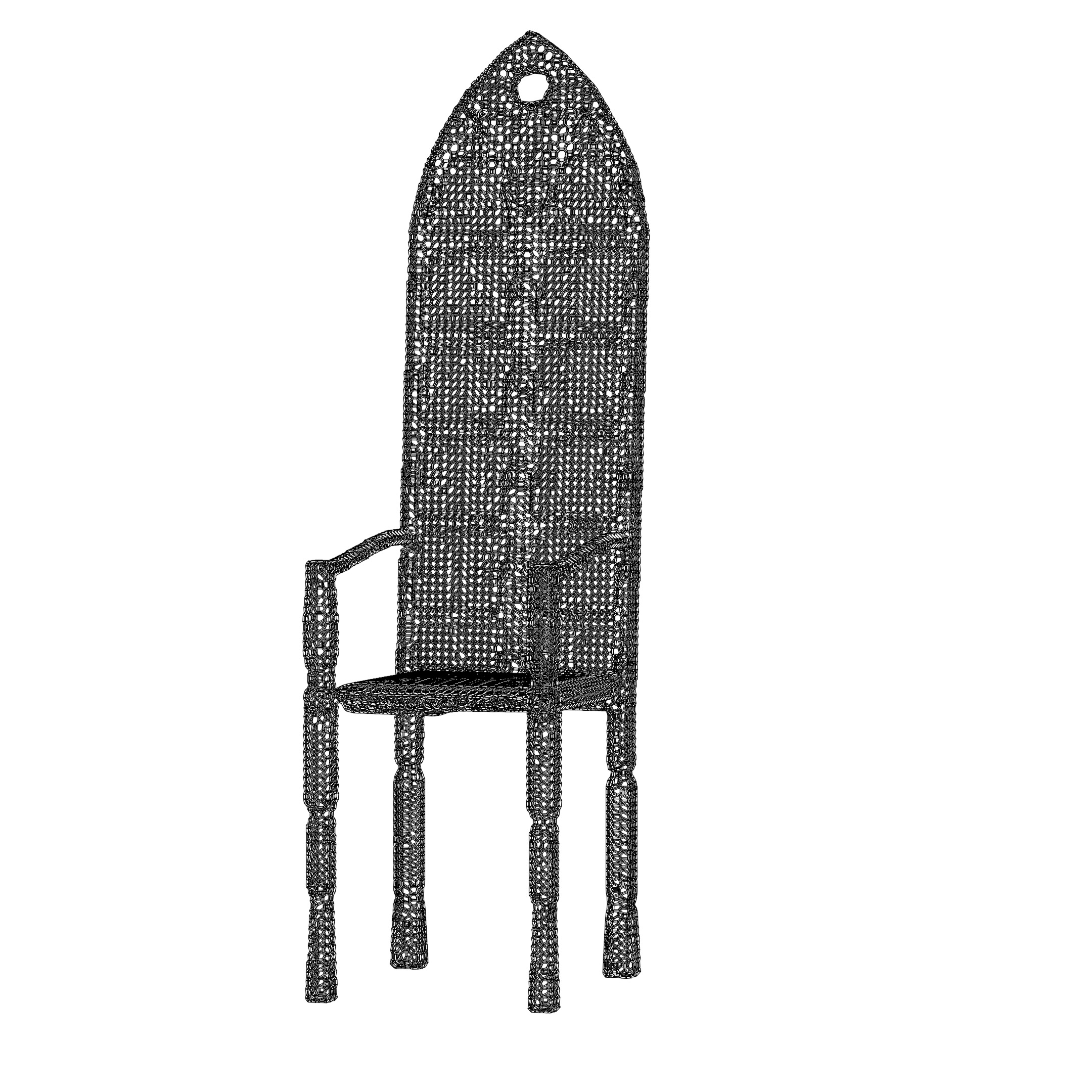 Magic chair 3D model_7
