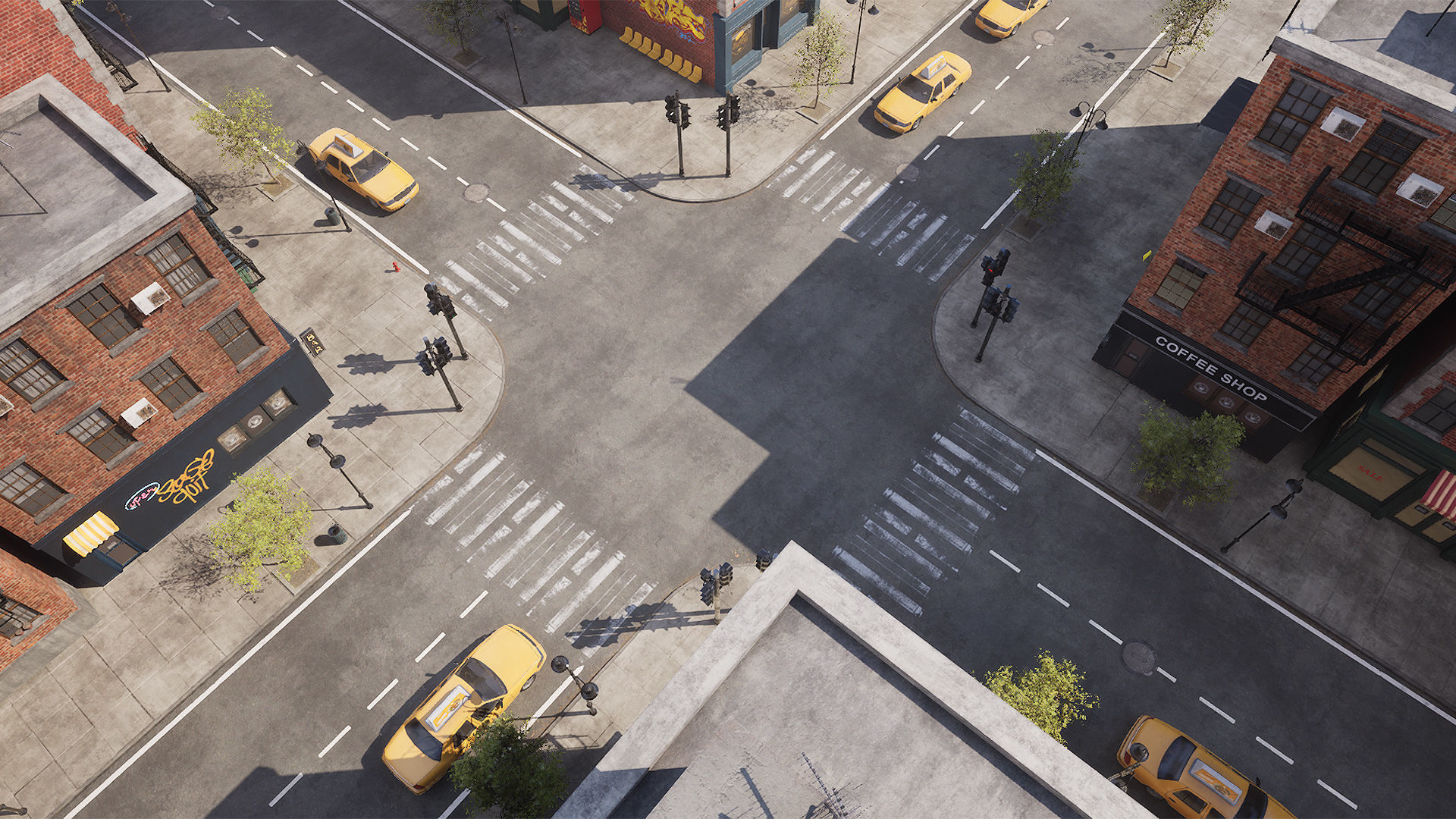 Newyork Street 3D model_9