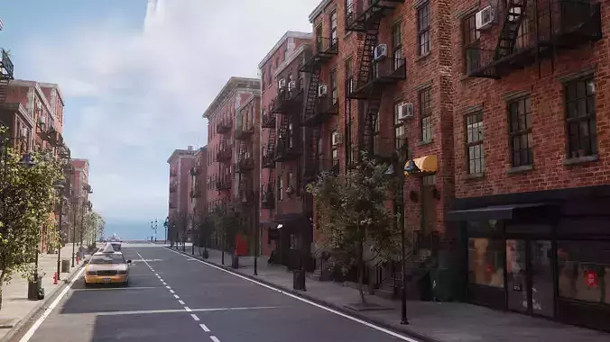 Newyork Street 3D model
