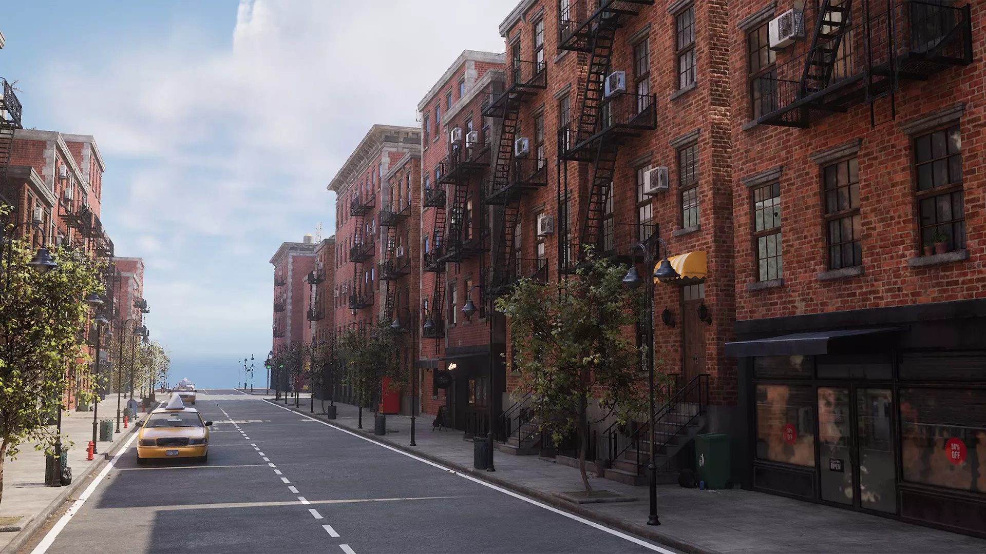 Newyork Street 3D model_0