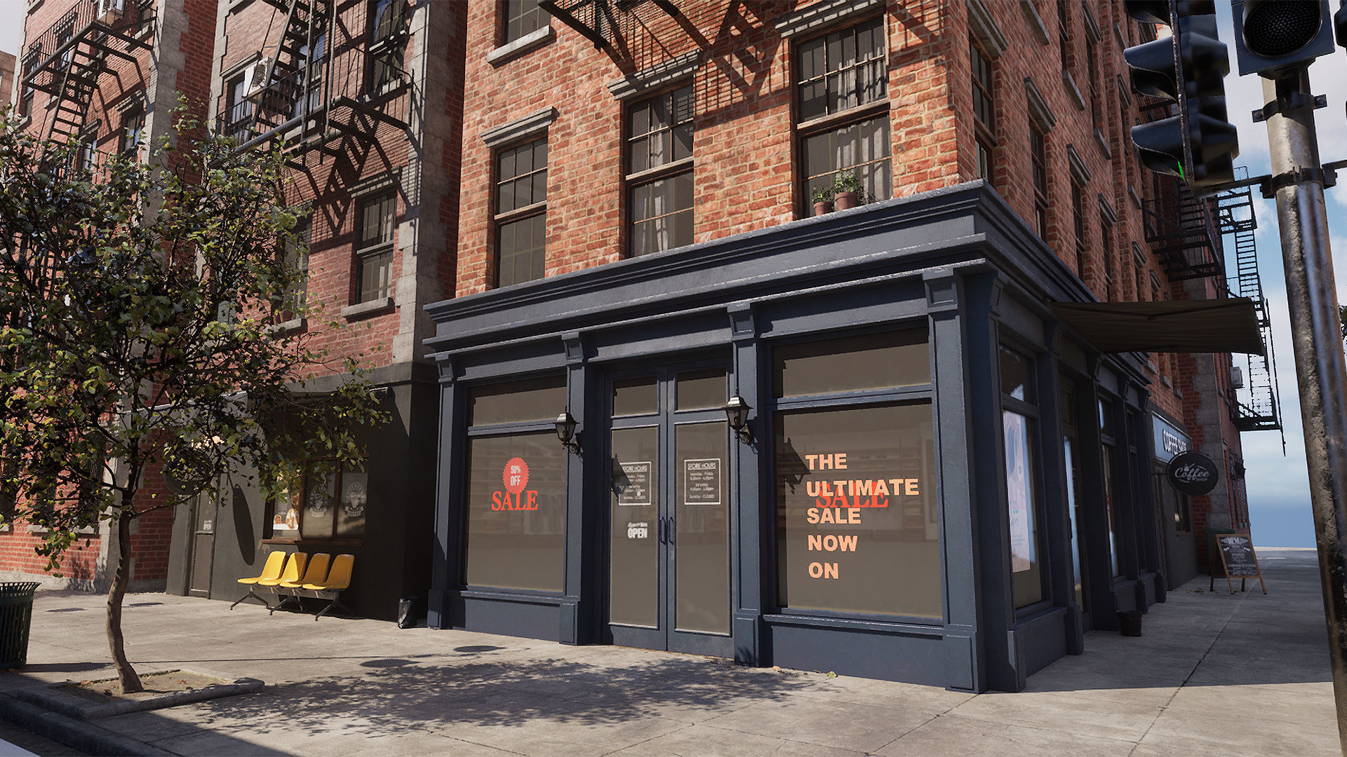 Newyork Street 3D model_19
