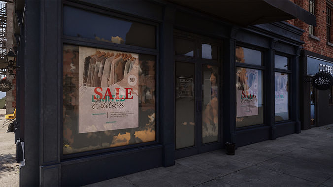 Newyork Street 3D model 6