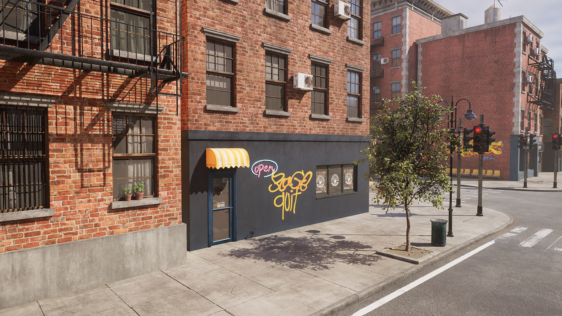 Newyork Street 3D model_8