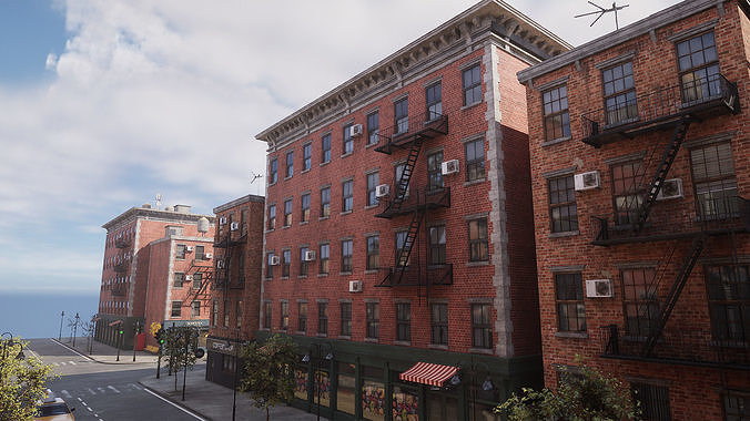 Newyork Street 3D model 3
