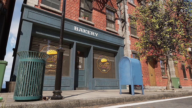 Newyork Street 3D model 5