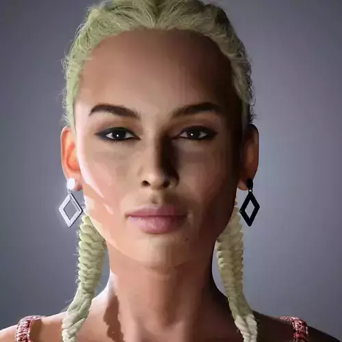 Zoe Kravitz Character 3D Model