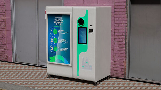 Recycle Vending Machine Free 3D model