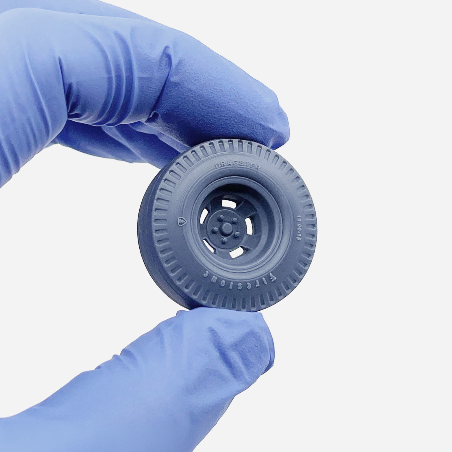 15x10 Halibrand Sprint Wheel Firestone Dragster Cheater Slick 3D print model_1