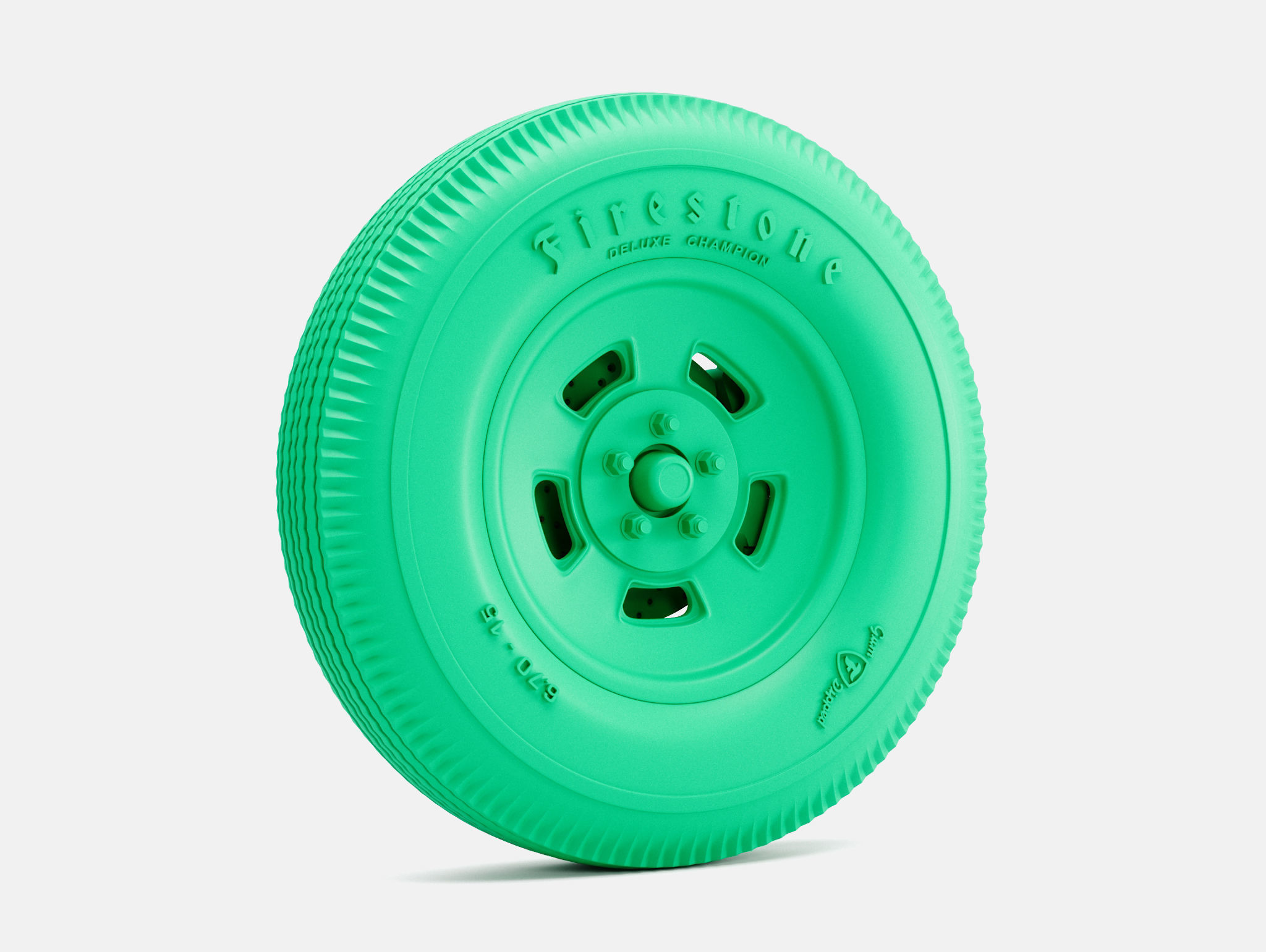 15x4 15x10 Halibrand Sprint Wheels Firestone Tires 3D print model_3