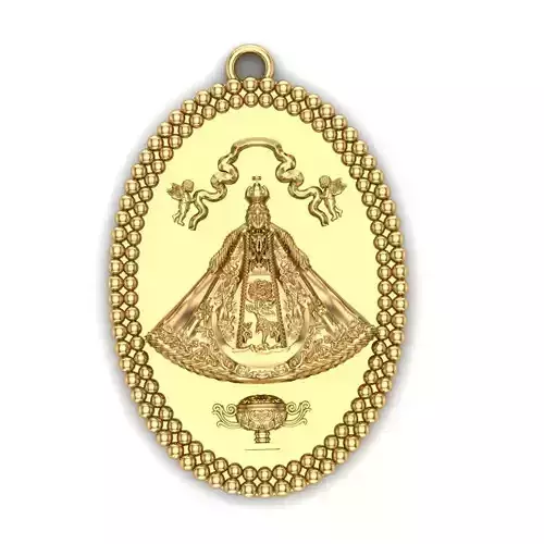 San Juan De Los Lagos Virgin Medal