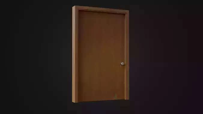 Old Dirty Wooden Door 05A