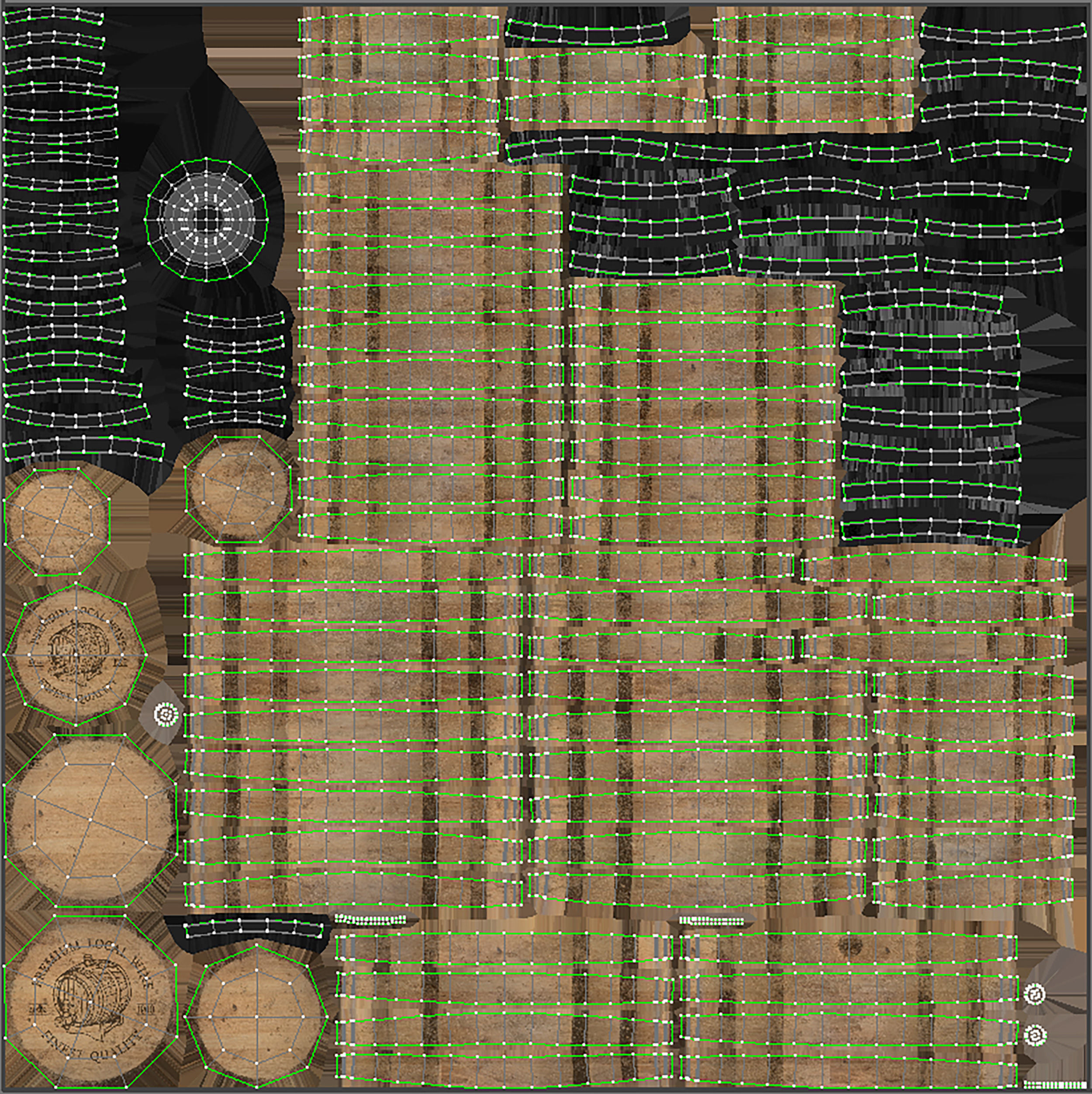 Wooden barrels 3D model_17