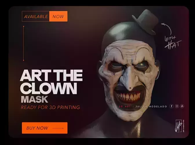 Art the Clown Mask