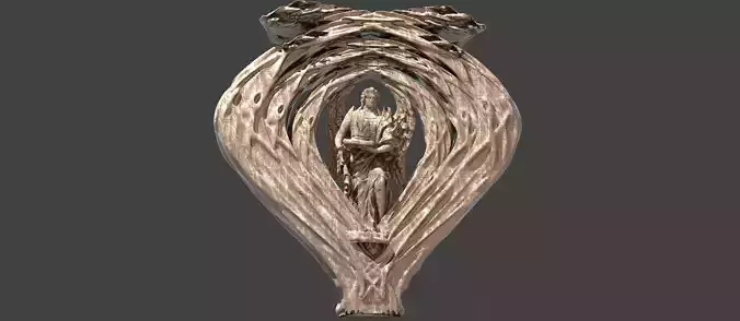 Angel Christmas Wreath Stand 