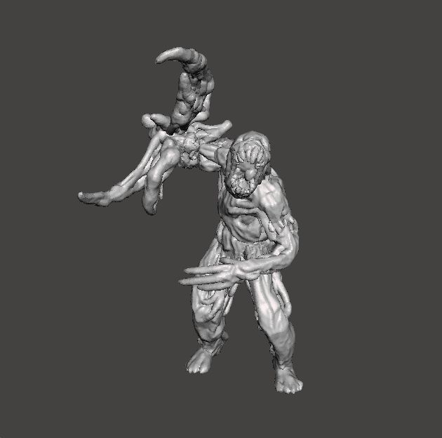 RE7 BLADE MOLDED MONSTER MINIATURE MODEL HORROR FANTASY RPG DND 3D print model_1