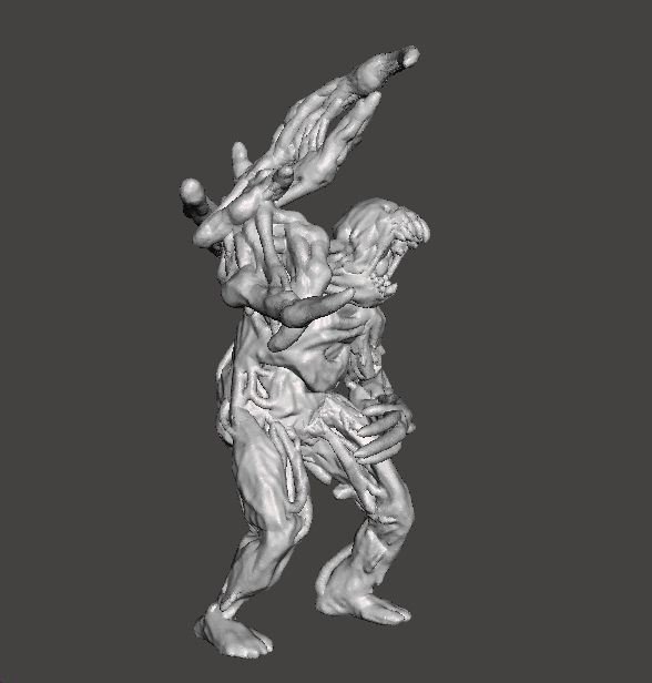 RE7 BLADE MOLDED MONSTER MINIATURE MODEL HORROR FANTASY RPG DND 3D print model_4