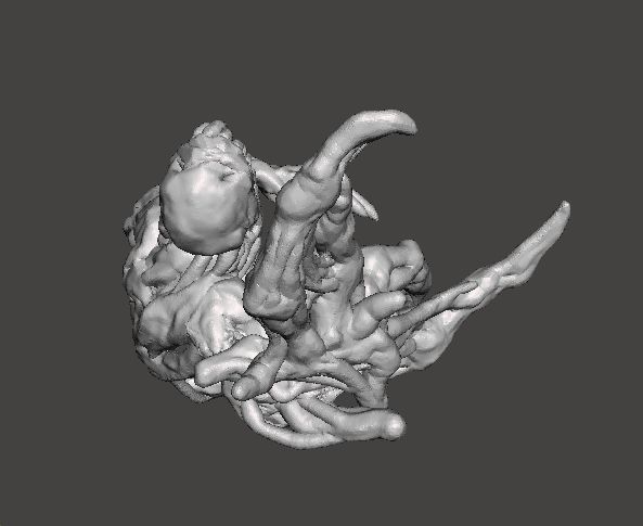 RE7 BLADE MOLDED MONSTER MINIATURE MODEL HORROR FANTASY RPG DND 3D print model_7