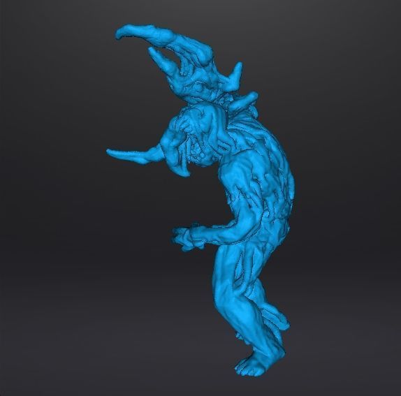 RE7 BLADE MOLDED MONSTER MINIATURE MODEL HORROR FANTASY RPG DND 3D print model_10