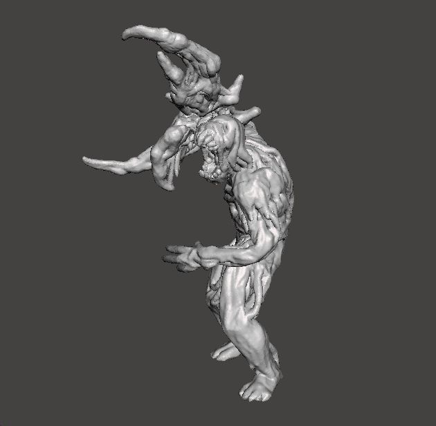 RE7 BLADE MOLDED MONSTER MINIATURE MODEL HORROR FANTASY RPG DND 3D print model_2