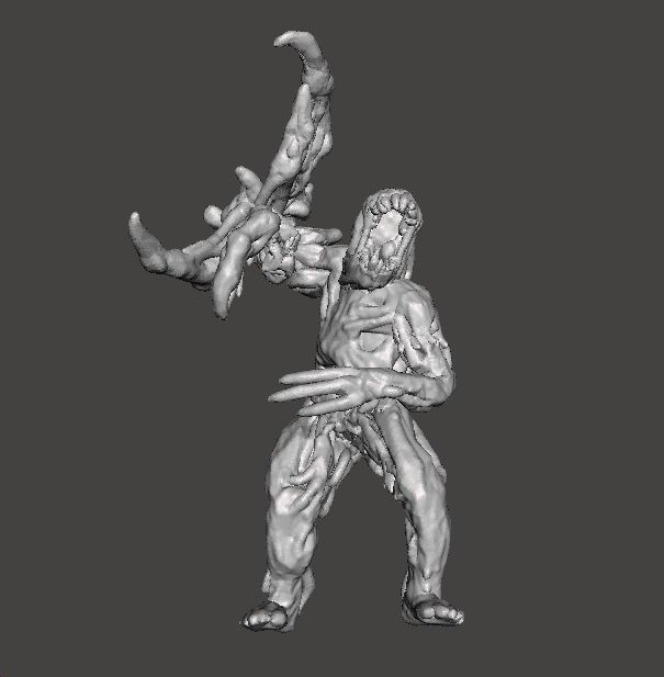 RE7 BLADE MOLDED MONSTER MINIATURE MODEL HORROR FANTASY RPG DND 3D print model_8