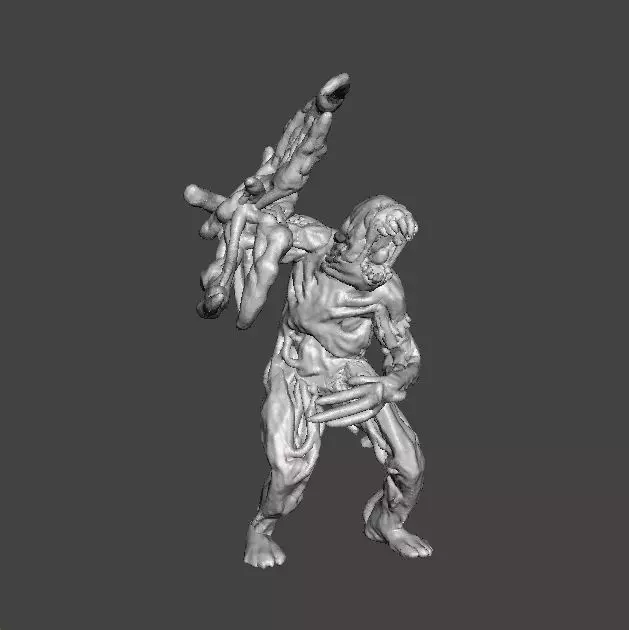 RE7 BLADE MOLDED MONSTER MINIATURE MODEL HORROR FANTASY RPG DND 3D print model_0