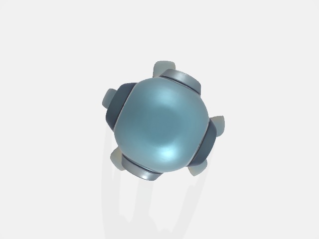 Spider camera robot 3D model_1