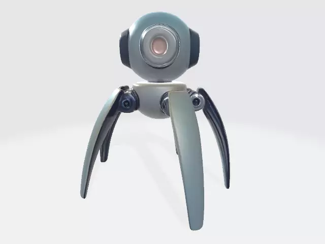 Spider camera robot 3D model_0