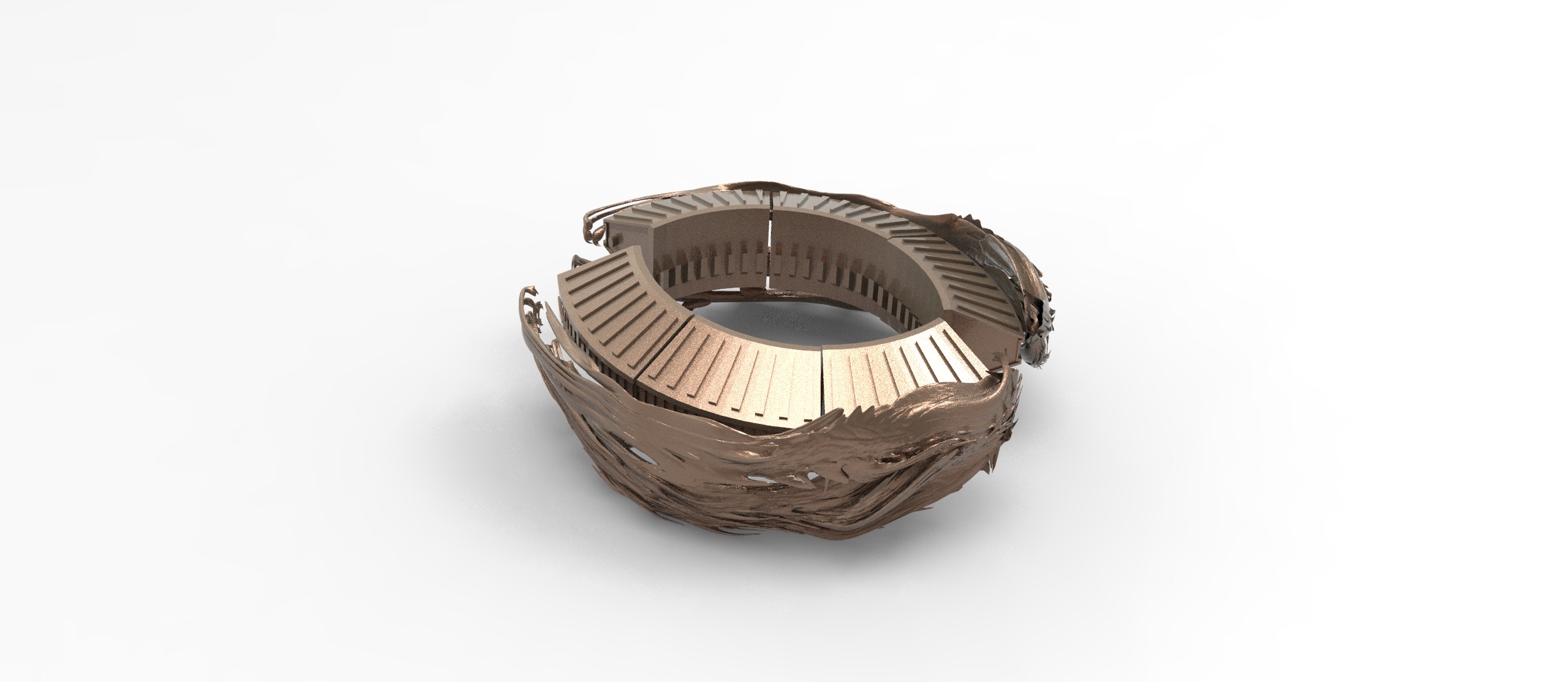 Sci fi portal stand 1  3D model_1