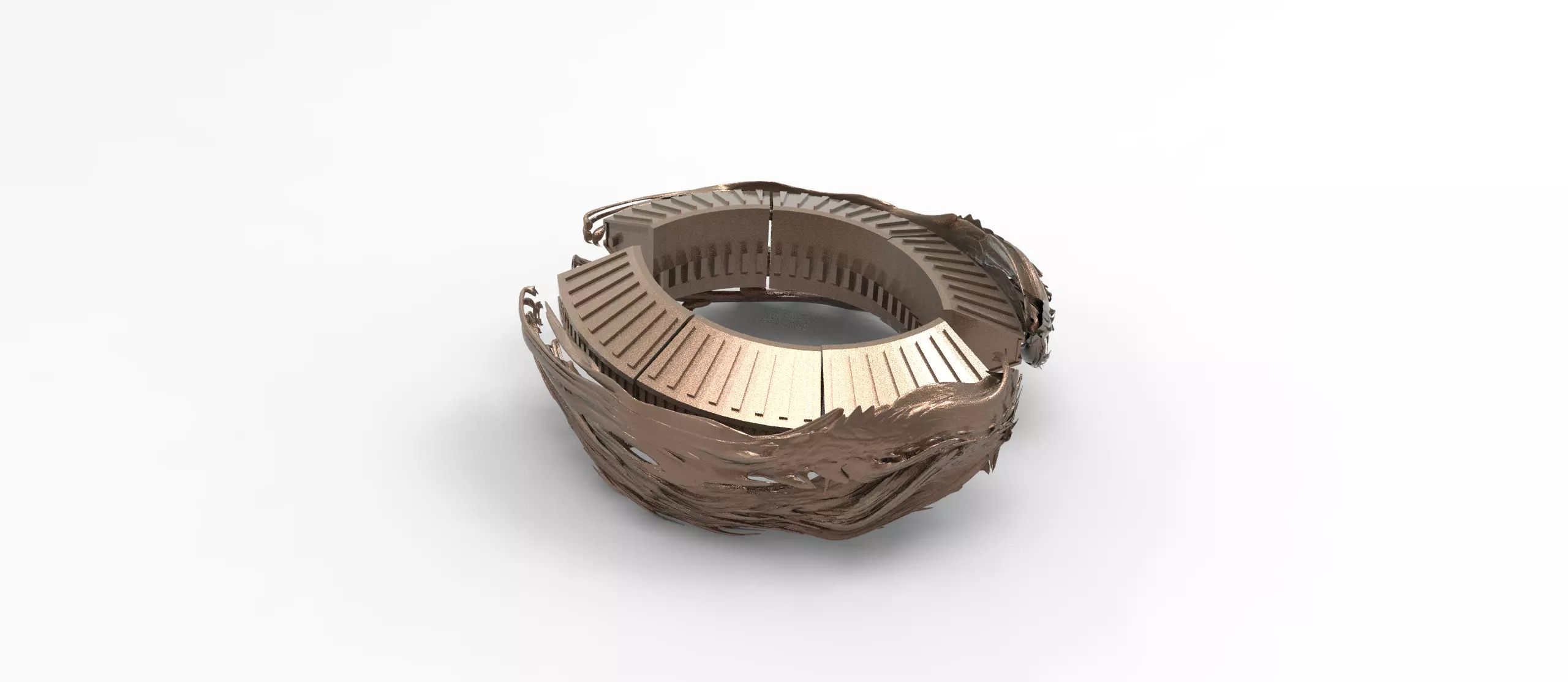 Sci fi portal stand 1  3D model_0