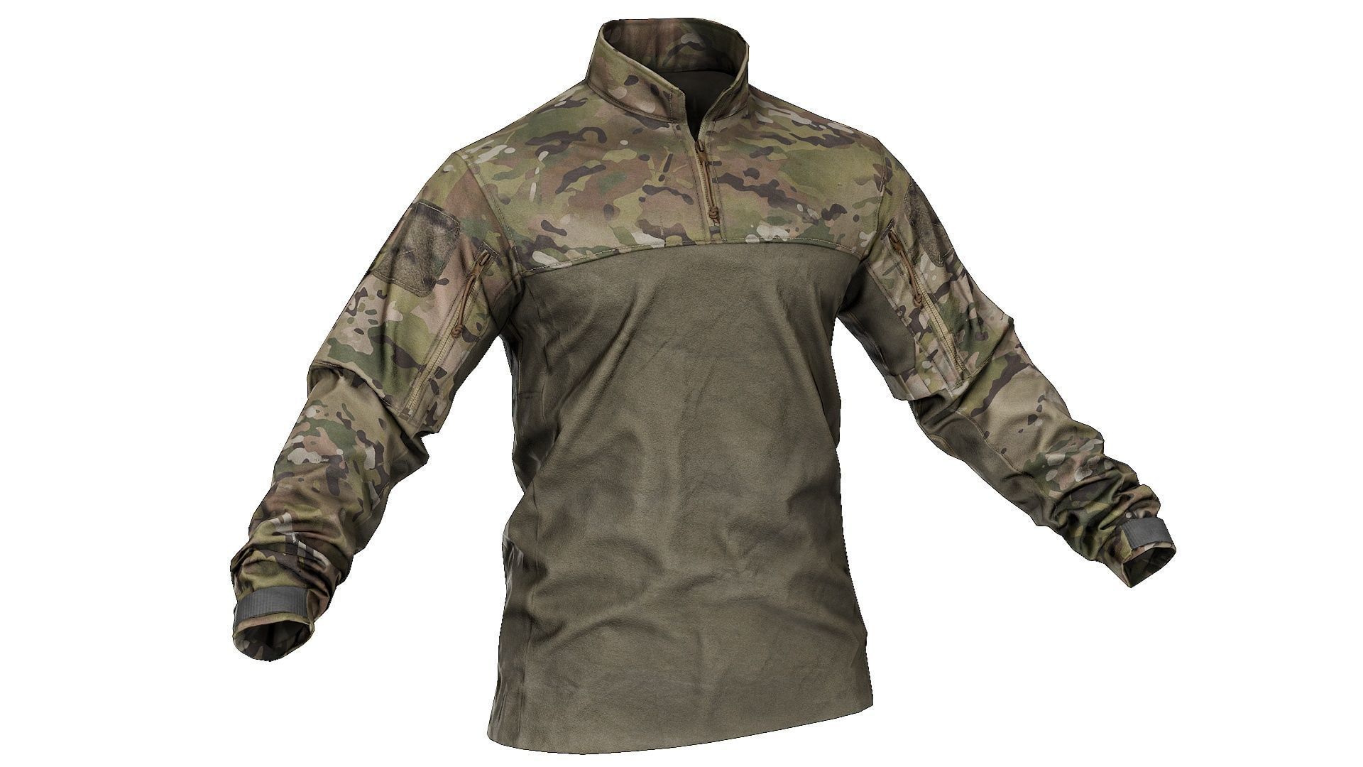  Arcteryx LEAF Sphinx Halfshell Combat Shirt Low-poly 3D model_5